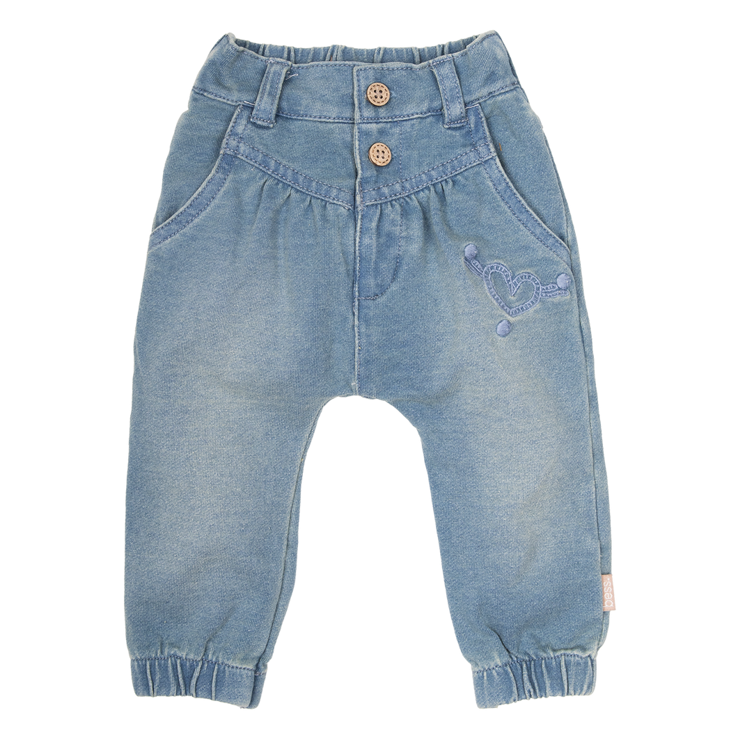 Pants Denim Embroidery